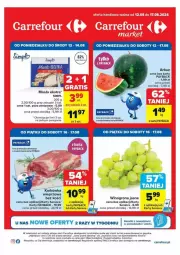 Gazetka promocyjna Carrefour - Gazetka - ważna od 17.08 do 17.08.2024 - strona 1 - produkty: Mus, Winogrona, Arbuz, Wino
