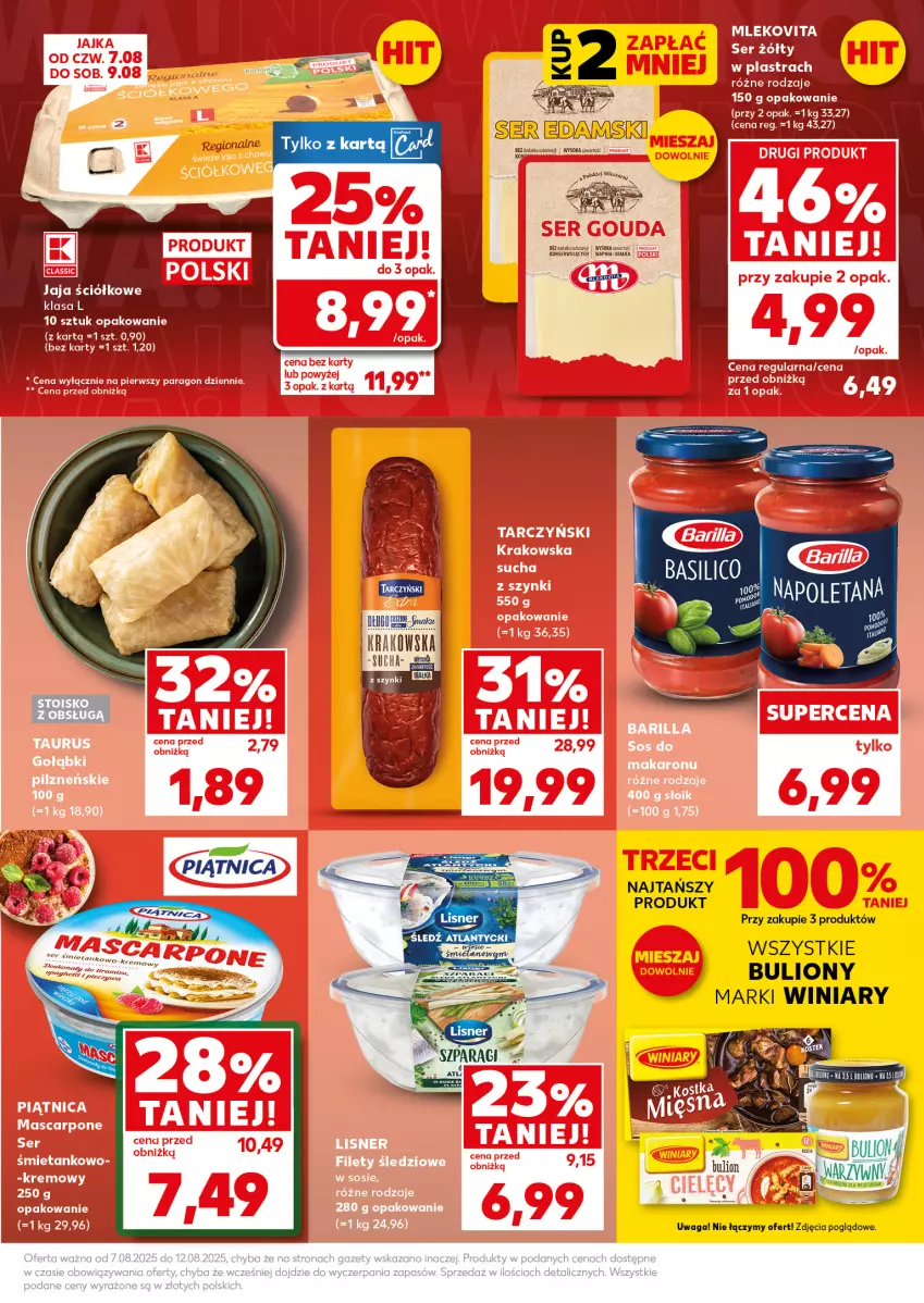 Gazetka promocyjna Kaufland - Mocny Start - ważna 11.08 do 12.08.2025 - strona 17 - produkty: Bulion, Jaja, Lion, Sok, Waga, Winiary