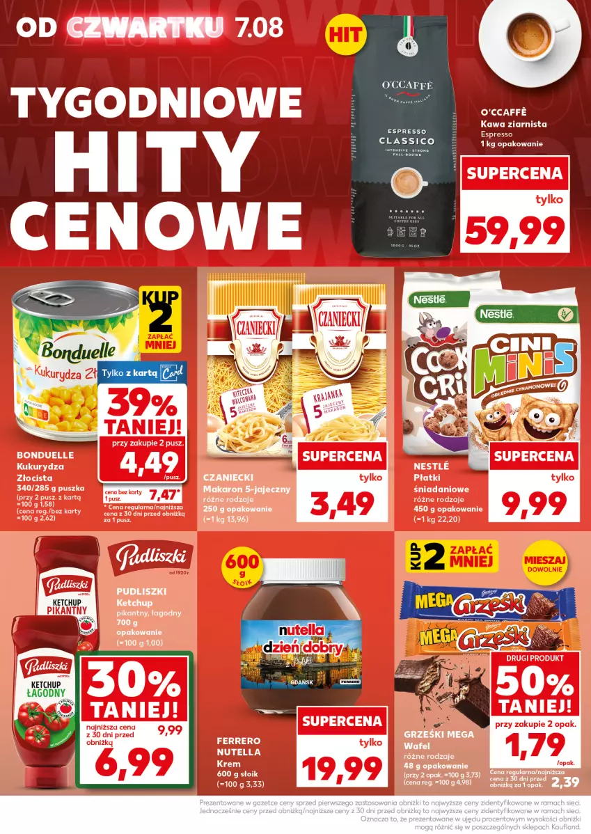 Gazetka promocyjna Kaufland - Mocny Start - ważna 11.08 do 12.08.2025 - strona 18 - produkty: Kawa, Kawa ziarnista, Ketchup