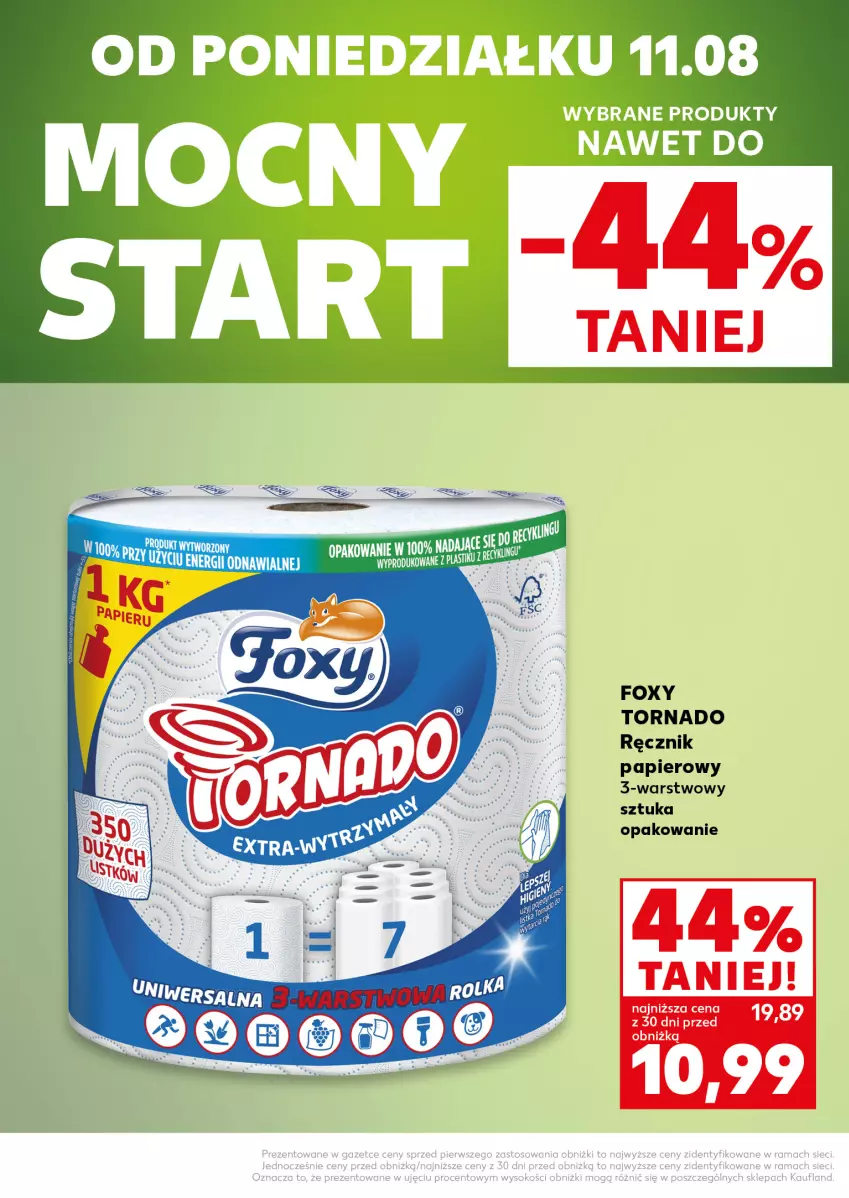 Gazetka promocyjna Kaufland - Mocny Start - ważna 11.08 do 12.08.2025 - strona 2 - produkty: Foxy, Papier, Ręcznik