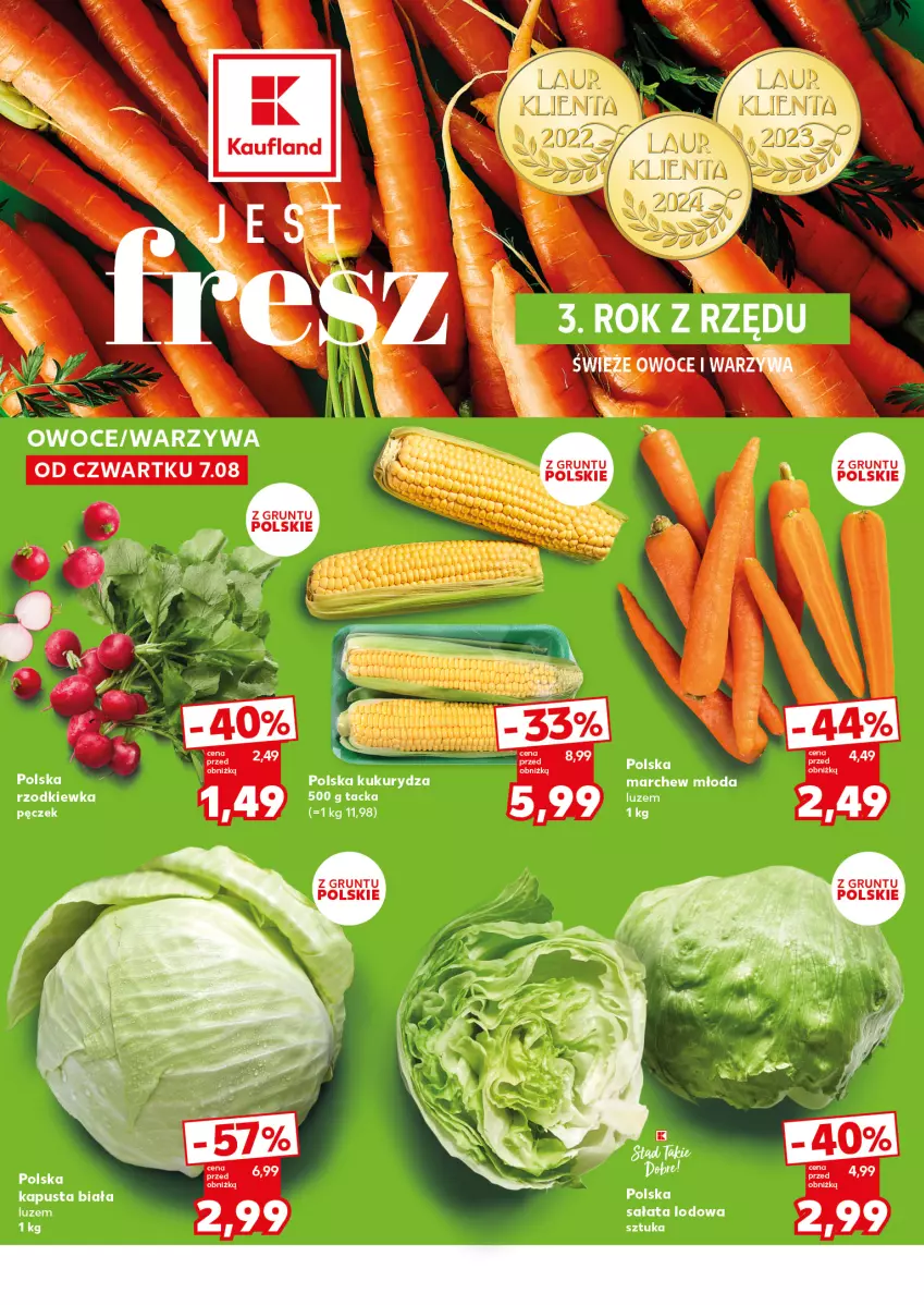 Gazetka promocyjna Kaufland - Mocny Start - ważna 11.08 do 12.08.2025 - strona 20 - produkty: Grunt, Kukurydza, Owoce, Warzywa