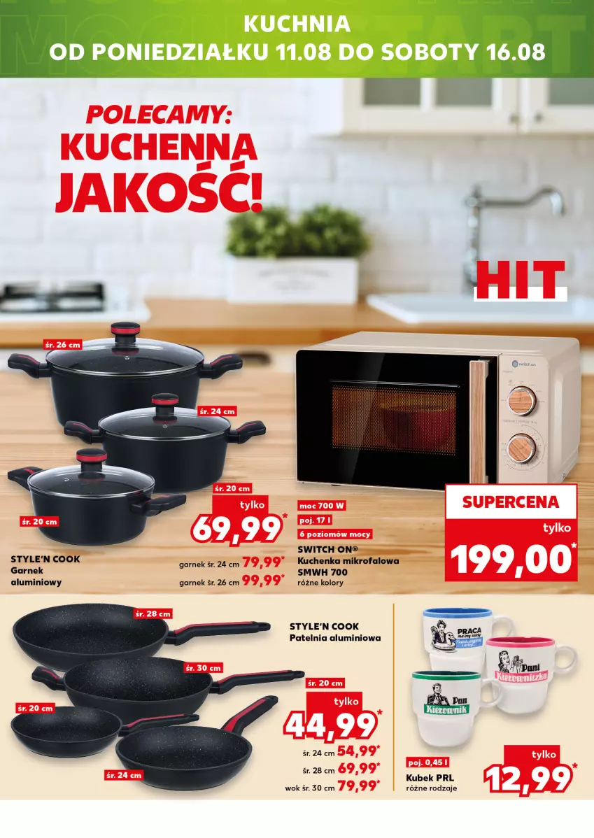 Gazetka promocyjna Kaufland - Mocny Start - ważna 11.08 do 12.08.2025 - strona 32 - produkty: Fa, Garnek, Kubek, Kuchenka mikrofalowa, Patelnia
