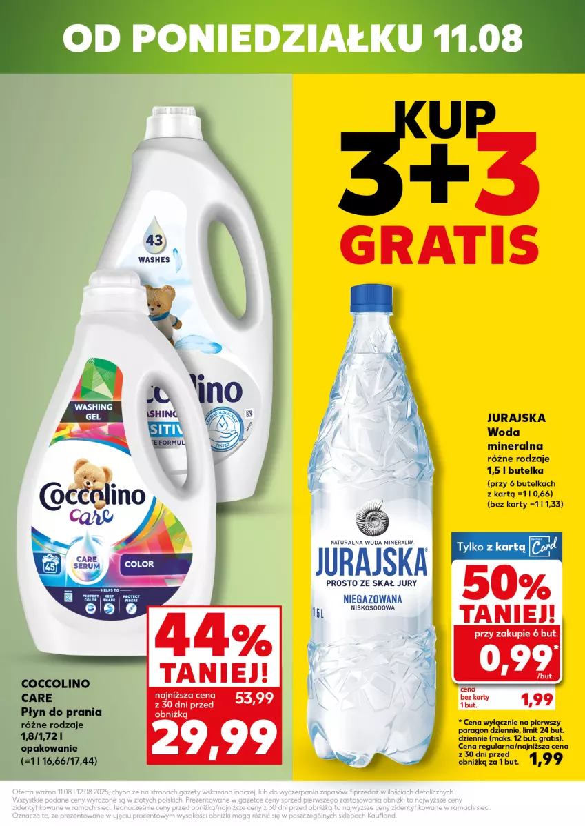 Gazetka promocyjna Kaufland - Mocny Start - ważna 11.08 do 12.08.2025 - strona 5 - produkty: Coccolino, Gra, Płyn do prania, Woda, Woda mineralna