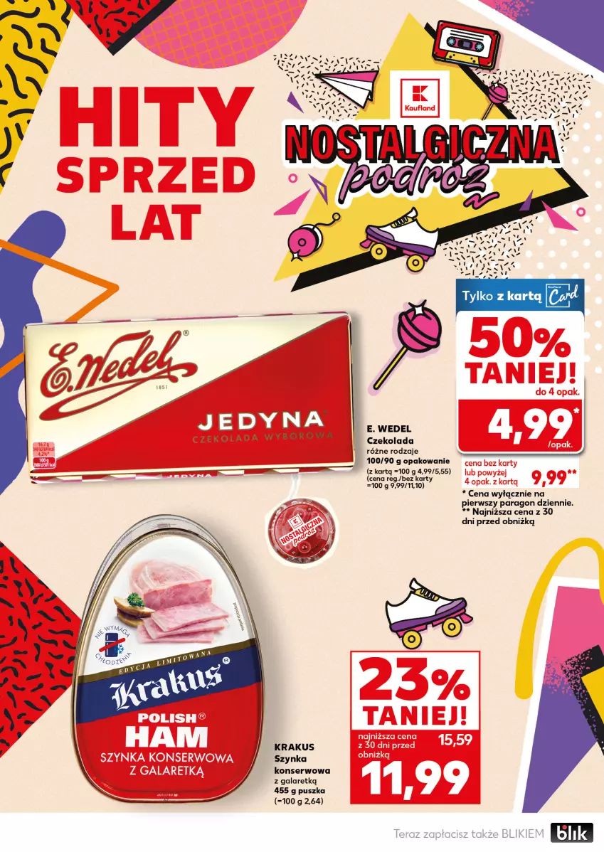 Gazetka promocyjna Kaufland - Mocny Start - ważna 11.08 do 12.08.2025 - strona 8 - produkty: Czekolada, E. Wedel, Gala, Krakus, Ser, Szynka, Szynka konserwowa