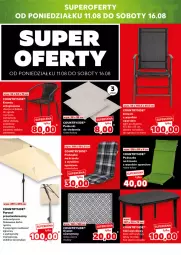 Gazetka promocyjna Kaufland - Mocny Start - Gazetka - ważna od 12.08 do 12.08.2025 - strona 34 - produkty: Sok, Gin, Stół, Parasol, Krzesło, Poduszka, Korba