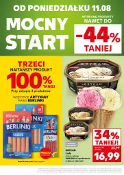 Gazetka promocyjna Kaufland - Mocny Start - Gazetka - ważna od 12.08 do 12.08.2025 - strona 4 - produkty: Gry, Lody, Waga, Berlinki
