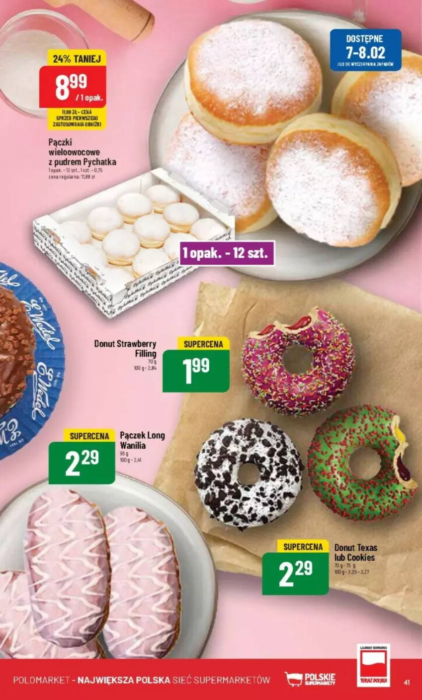 Gazetka promocyjna PoloMarket - ważna 07.02 do 13.02.2024 - strona 36 - produkty: Donut, Pączek