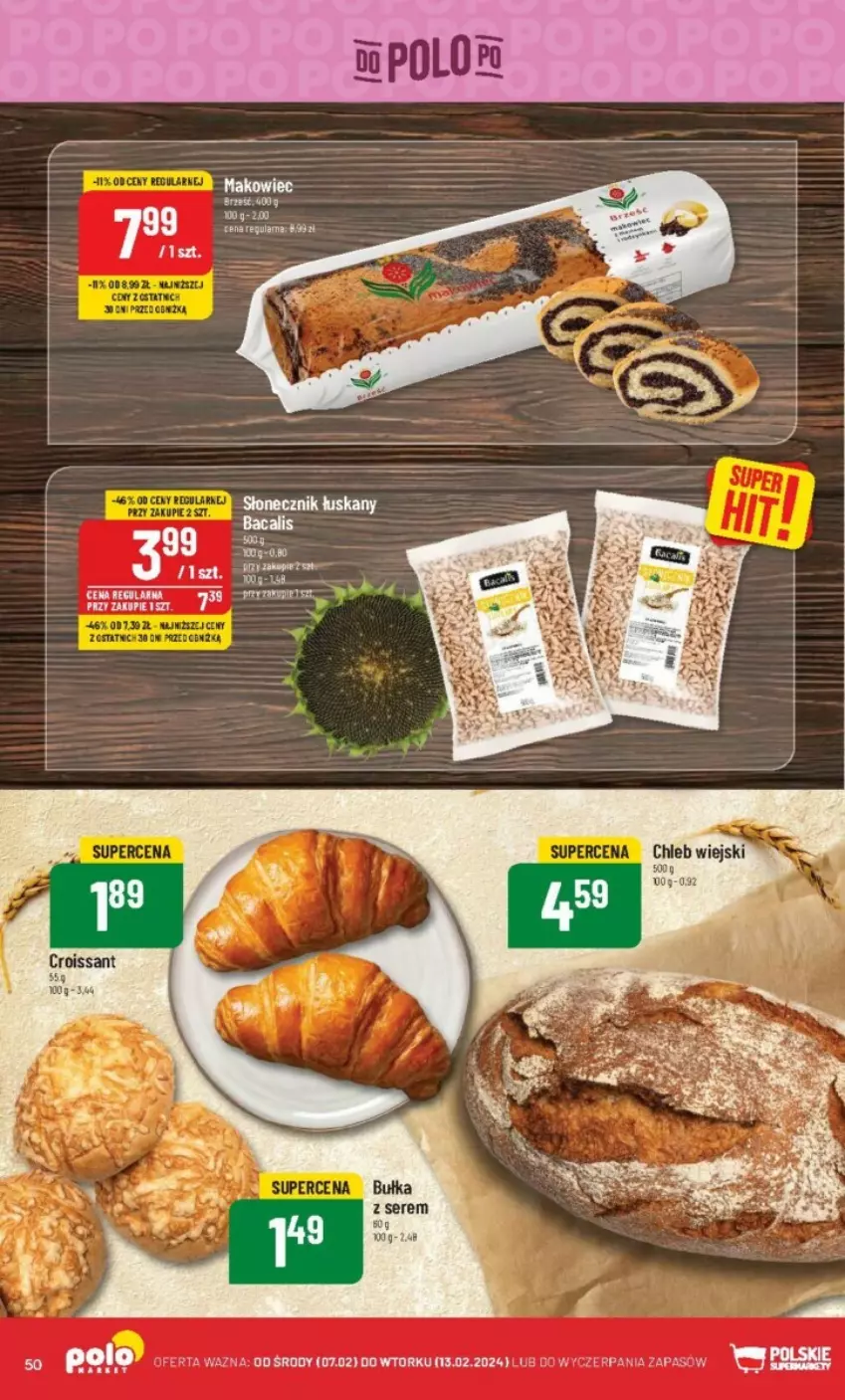 Gazetka promocyjna PoloMarket - ważna 07.02 do 13.02.2024 - strona 46 - produkty: Chleb