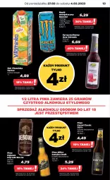 Gazetka promocyjna Netto - Artykuły spożywcze - Gazetka - ważna od 04.03 do 04.03.2023 - strona 13 - produkty: Piwa, Piwo, Sok, Gra, Napój energetyczny, Inka, Zdrowie, Syrop, Karmi, Mango, Napój, Hortex
