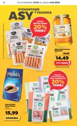 Gazetka promocyjna Netto - Artykuły spożywcze - Gazetka - ważna od 04.03 do 04.03.2023 - strona 2 - produkty: Bell, Pieluchy, Parówki, Majtki, Kawa mielona, Kawa, Prima, Miód, Bella, Pieluchomajtki