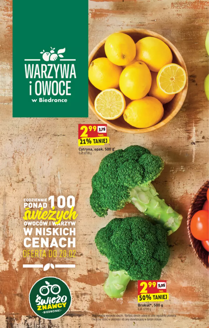 Gazetka promocyjna Biedronka - W tym tygodniu - ważna 18.02 do 24.02.2021 - strona 10 - produkty: Owoce, Warzywa, Warzywa i owoce