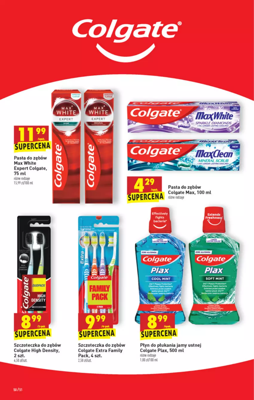 Gazetka promocyjna Biedronka - W tym tygodniu - ważna 18.02 do 24.02.2021 - strona 50 - produkty: Colgate, Fa, LG, Pasta do zębów, Płyn do płukania, Płyn do płukania jamy ustnej, Szczoteczka, Szczoteczka do zębów