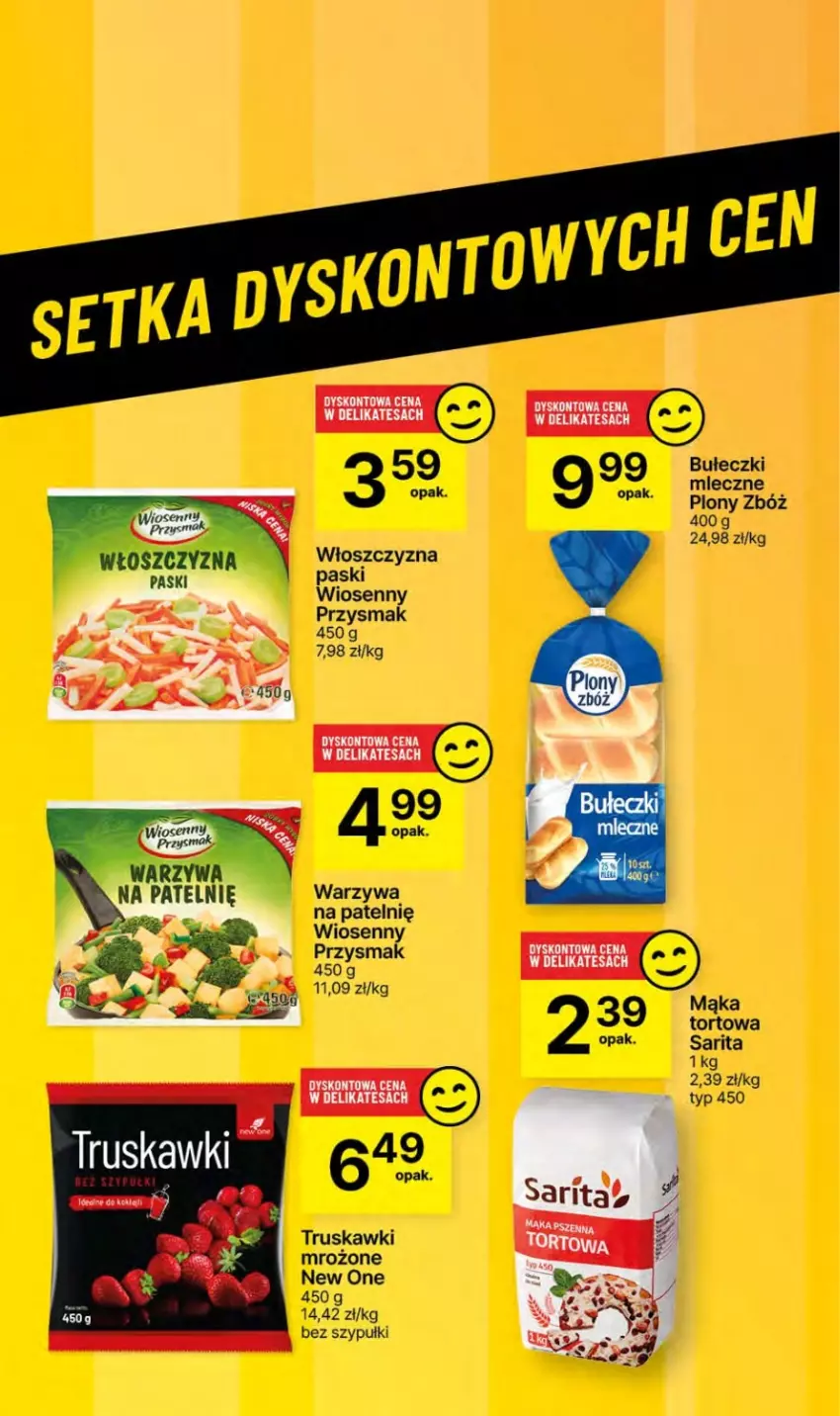 Gazetka promocyjna Delikatesy Centrum - NOWA GAZETKA Delikatesy Centrum od 23 maja! 23-29.05.2024 - ważna 23.05 do 29.05.2024 - strona 41 - produkty: Bułeczki, Bułeczki mleczne, Mąka, Mąka tortowa, Sarita, Truskawki, Warzywa