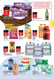 Gazetka promocyjna Bi1 - Słoneczna Ofertomania - Gazetka - ważna od 31.08 do 31.08.2021 - strona 5 - produkty: Piwa, Piwo, Tchibo, Sok pomarańczowy, Cheetos, Kawa rozpuszczalna, Sok, Gin, Gra, Coccolino, Papier, Namysłów, Proszek do prania, Persil, Kawa, Coca-Cola, Chrupki, Papier toaletowy, Płyn do płukania, Czekolada, Tchibo Family, Fanta, Woda mineralna, Woda, Sprite, Cisowianka, Milka, Hortex, Fa