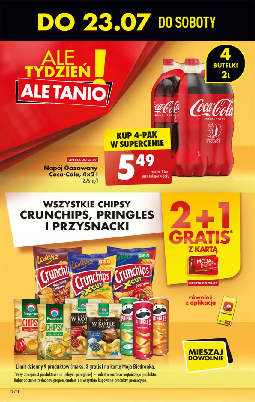 Gazetka promocyjna Biedronka - W tym tygodniu - ważna 21.07 do 27.07.2022 - strona 10 - produkty: Coca-Cola, Fa, Gin, Gra, Napój, Napój gazowany, Por