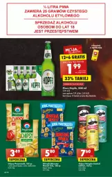 Gazetka promocyjna Biedronka - W tym tygodniu - Gazetka - ważna od 27.07 do 27.07.2022 - strona 48 - produkty: Piwa, Piwo, Gin, Gra, Papryka, Chipsy, Chrupki, , Przysnacki, Pringles, Monster Munch, Hopfe