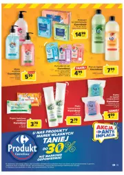 Gazetka promocyjna Carrefour - Gazetka Marki własne Carrefour - Gazetka - ważna od 29.01 do 29.01.2023 - strona 15 - produkty: Płyn do kąpieli, Podpaski, Mydło