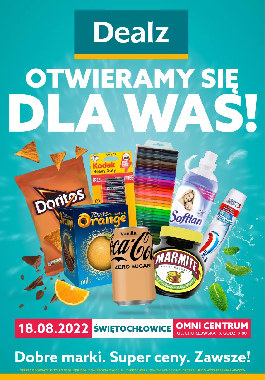 Gazetka promocyjna Dealz - WIELKIE OTWARCIE 18.08.2022 🥳Świętochłowice, Omni Centrum - ważna 18.08 do 01.09.2022 - strona 1 - produkty: Rum