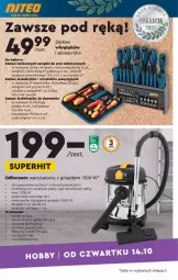 Gazetka promocyjna Biedronka - Okazje tygodnia - Gazetka - ważna od 27.10 do 27.10.2021 - strona 31 - produkty: Teleskop, Odkurzacz, Przewód, Rura, Szczotka, Wkręt, Torba, Odkurzacz warsztatowy