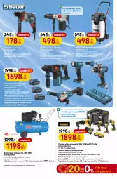 Gazetka promocyjna Castorama - Gazetka Drzwi i Podłogi 14.10-3.11.2026 - Gazetka - ważna od 03.11 do 03.11.2026 - strona 17 - produkty: Rum, Wiertarka, Walizka, Adidas, Wiertarkowkrętarka, Warka, Tarka, Lampa LED, Wkręt, Młot, Młotowiertarka, Mule, Wkrętarka, Lampa, Kompresor