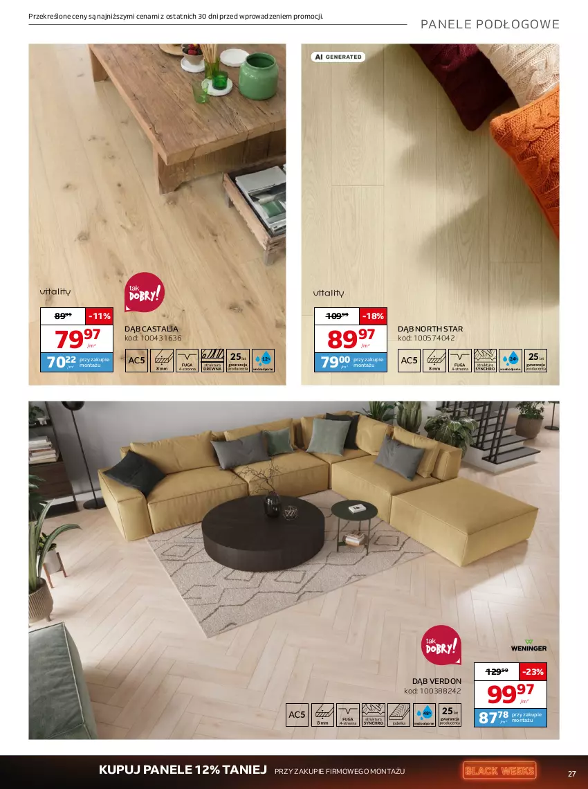 Gazetka promocyjna Komfort - Gazetka Black Weeks 2026 - ważna 28.10 do 01.12.2026 - strona 27 - produkty: Por