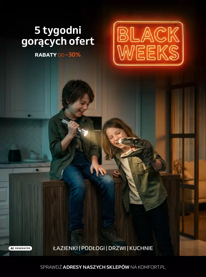 Gazetka promocyjna Komfort - Gazetka Black Weeks 2026 - ważna 28.10 do 01.12.2026 - strona 50 - produkty: Dres