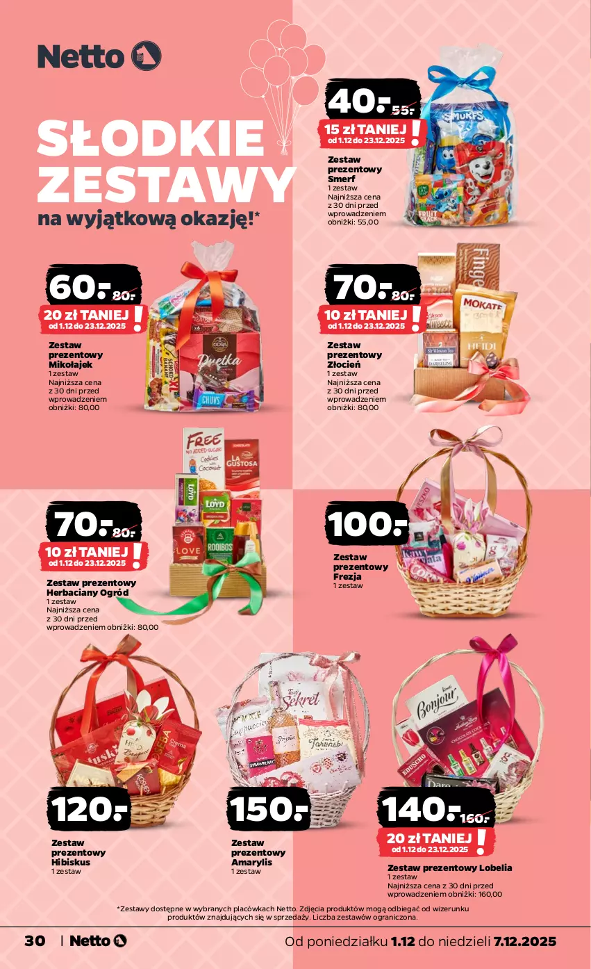 Gazetka promocyjna Netto - Od Poniedziałku - ważna 01.12 do 07.12.2025 - strona 30 - produkty: Amarylis, Cień, Gra, Hibiskus, Ogród, Zestaw prezentowy