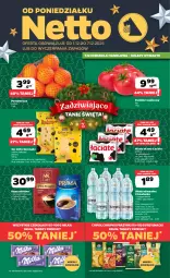 Gazetka promocyjna Netto - Od Poniedziałku - Gazetka - ważna od 07.12 do 07.12.2025 - strona 1 - produkty: Ser, Chipsy, Kawa mielona, Kawa, Chrupki, Siatka, Prima, Przysnacki, Woda mineralna, Woda, Masło, Cisowianka, Milka, Pomidor malinowy