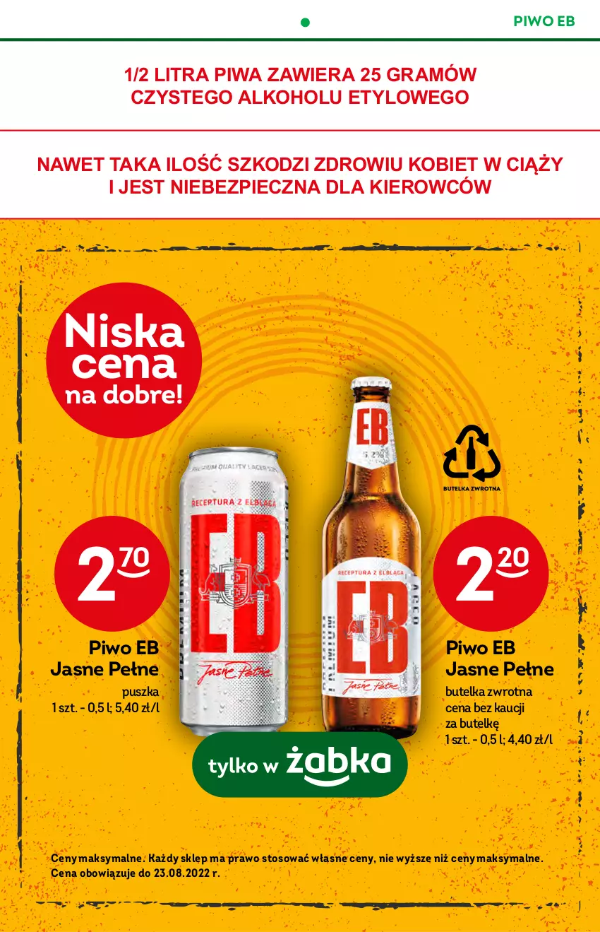 Gazetka promocyjna Żabka - ważna 22.06 do 28.06.2022 - strona 23 - produkty: Gra, Piec, Piwa, Piwo