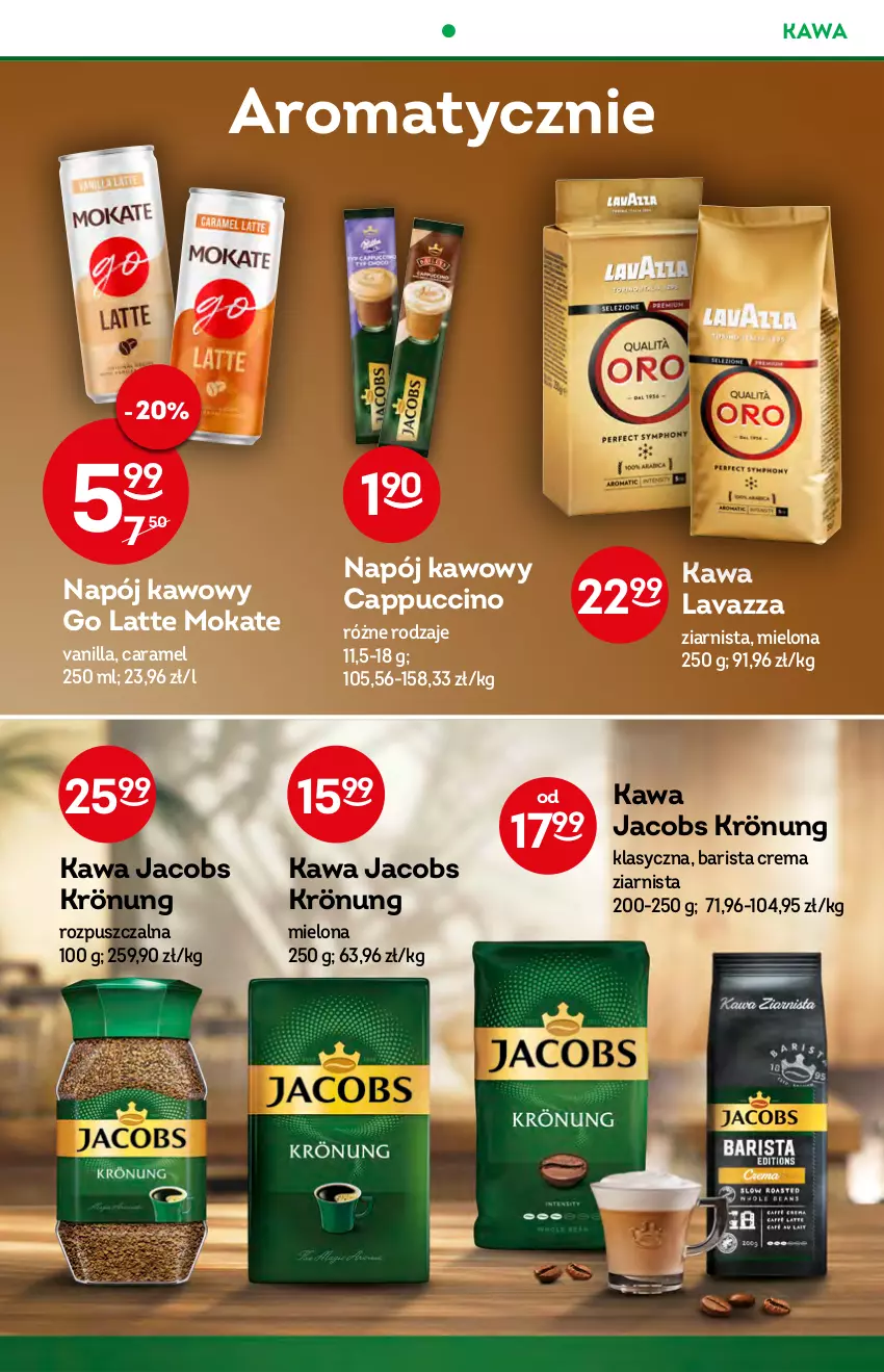 Gazetka promocyjna Żabka - ważna 22.06 do 28.06.2022 - strona 44 - produkty: Cappuccino, Jacobs, Jacobs Krönung, Kawa, Lavazza, Napój