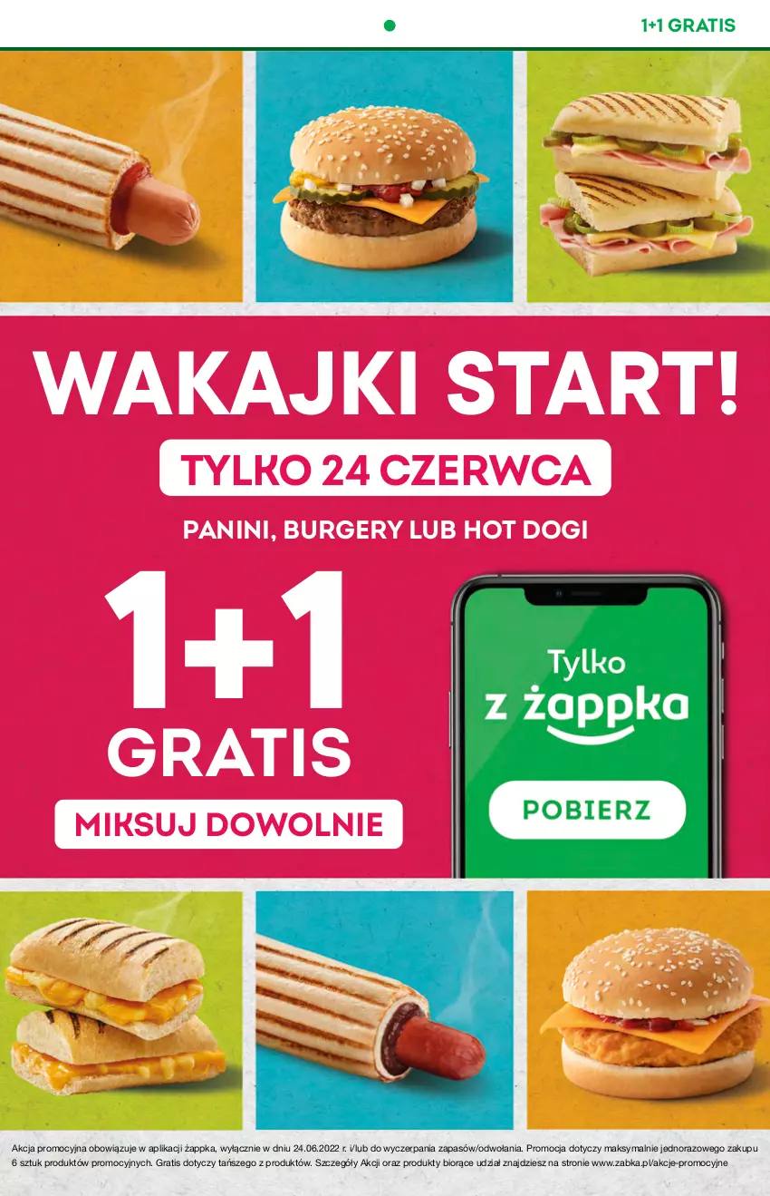 Gazetka promocyjna Żabka - ważna 22.06 do 28.06.2022 - strona 6 - produkty: Burger, Gra, Hot dog