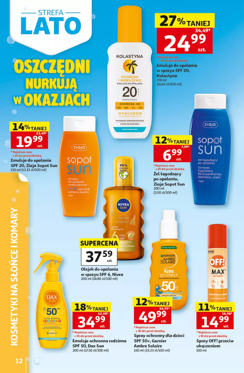 Gazetka promocyjna Auchan - 30 Lat Hipermarket - ważna 18.06 do 24.06.2026 - strona 12 - produkty: DAX, Dzieci, Emulsja, Garnier, Mule, Nivea, Olej, Ziaja