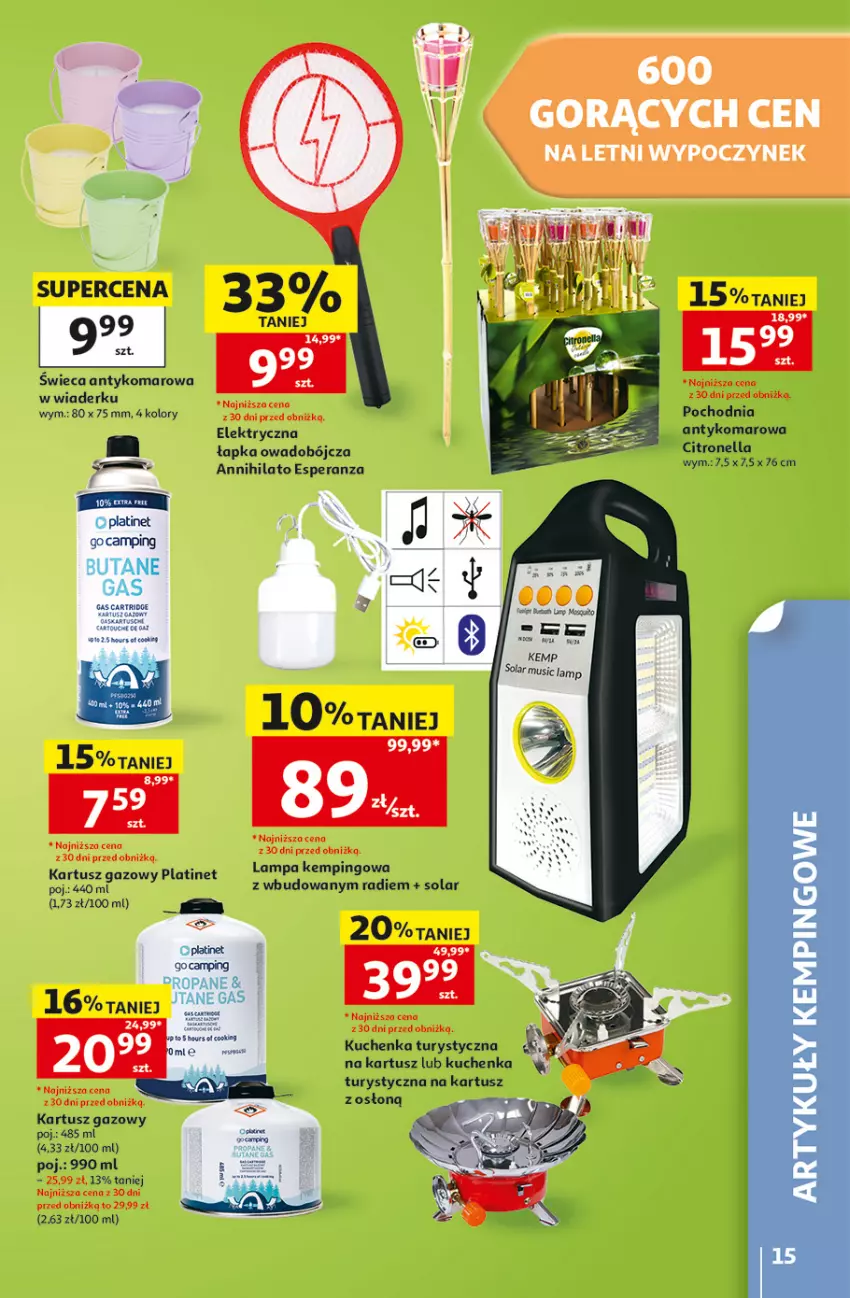 Gazetka promocyjna Auchan - 30 Lat Hipermarket - ważna 18.06 do 24.06.2026 - strona 15 - produkty: Fa, Lampa, PLATINET, Tusz