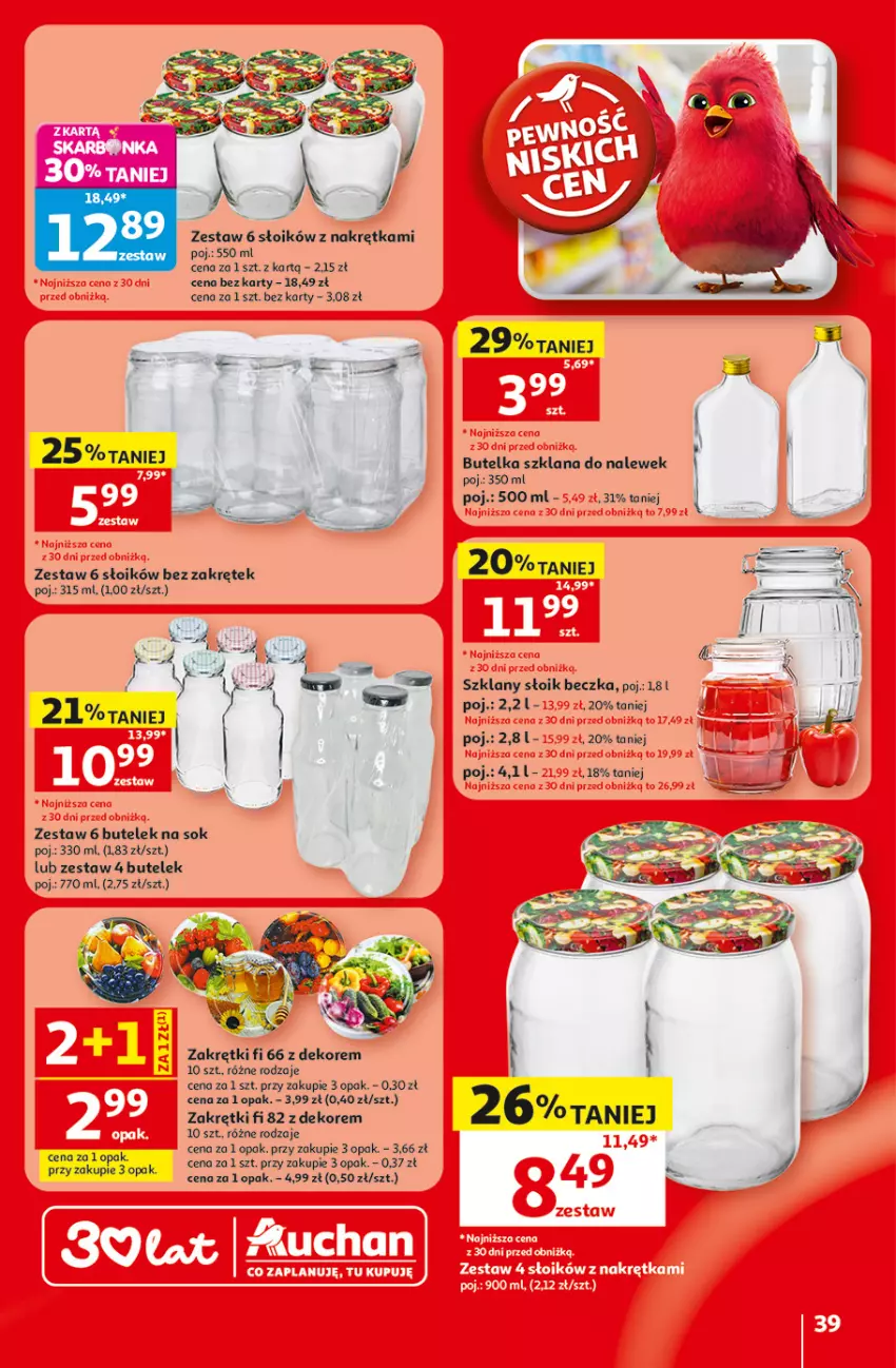 Gazetka promocyjna Auchan - 30 Lat Hipermarket - ważna 18.06 do 24.06.2026 - strona 39 - produkty: LANA, Sok
