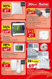 Gazetka promocyjna Auchan - 30 Lat Hipermarket - Gazetka - ważna od 24.06 do 24.06.2026 - strona 37 - produkty: Ser, Kołdra, Serwetki, Poszewka, Prześcieradło, Wazon, Poduszka