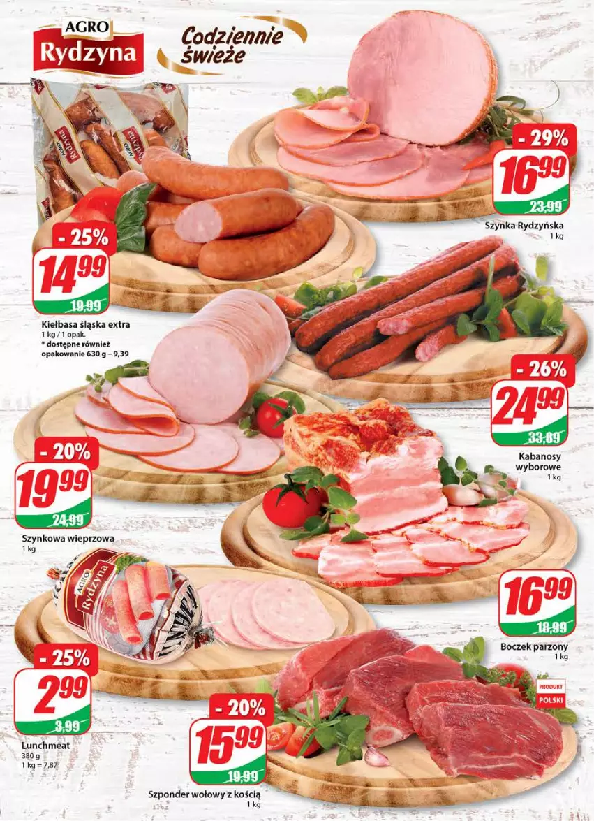 Gazetka promocyjna Dino - Gazetka - ważna 10.03 do 16.03.2021 - strona 10 - produkty: Kabanos, Kiełbasa, Kiełbasa śląska, Szponder wołowy