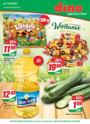 Gazetka promocyjna Dino - Gazetka - Gazetka - ważna od 16.03 do 16.03.2021 - strona 1 - produkty: Cukier, Sony, Wawel, Toffifee, Cukierki, Olej