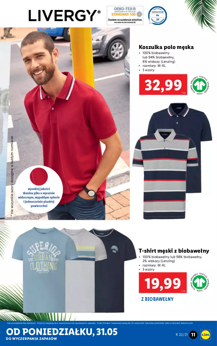 Gazetka promocyjna Lidl - GAZETKA - ważna 31.05 do 05.06.2021 - strona 11 - produkty: Kosz, Koszulka, T-shirt