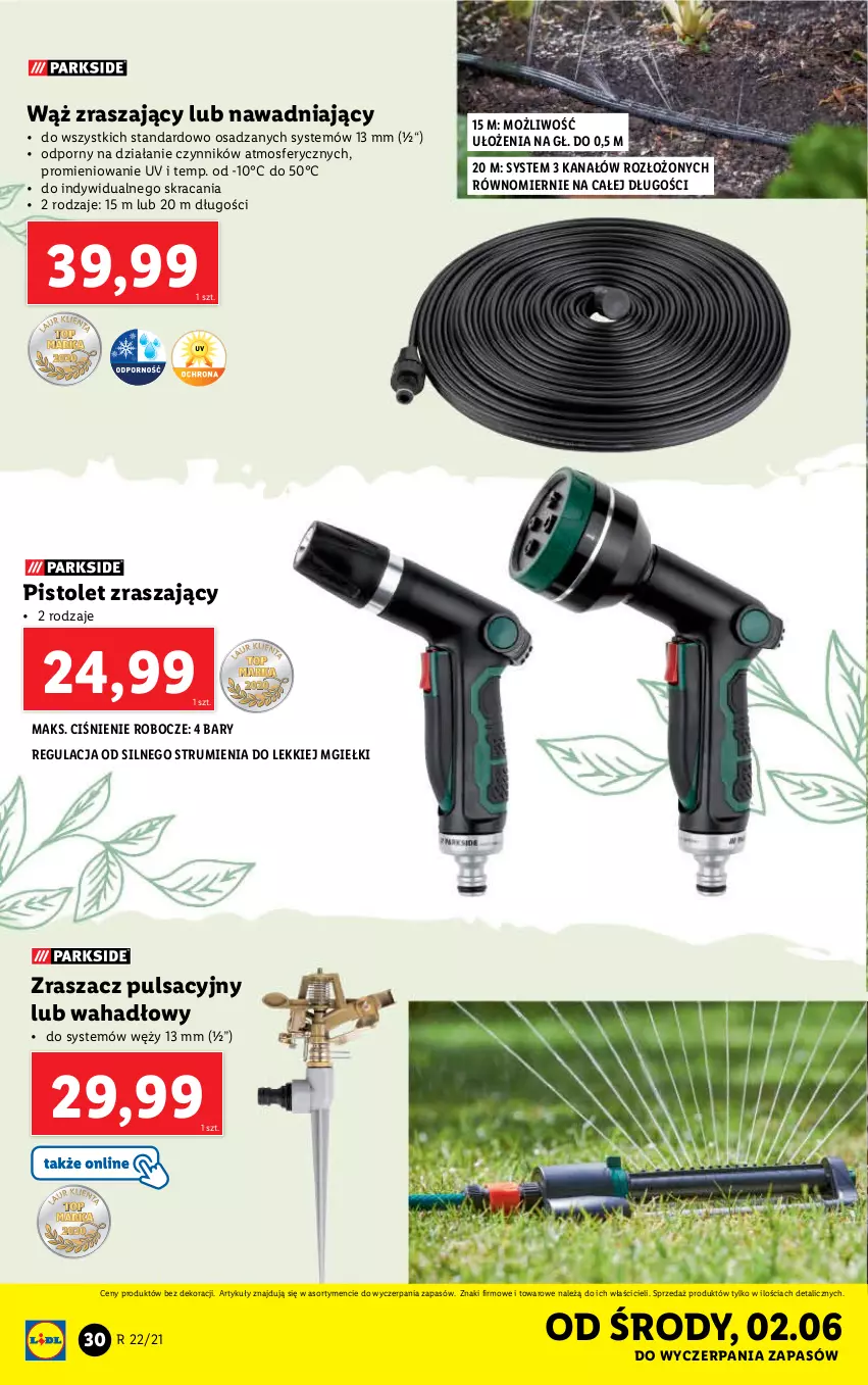 Gazetka promocyjna Lidl - GAZETKA - ważna 31.05 do 05.06.2021 - strona 30 - produkty: Pistolet, Por, Rum