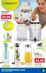 Gazetka promocyjna Lidl - GAZETKA - Gazetka - ważna od 05.06 do 05.06.2021 - strona 17 - produkty: Dzbanek, Napoje, Karafka, Sitko, Owoce