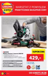 Gazetka promocyjna Lidl - GAZETKA - Gazetka - ważna od 05.06 do 05.06.2021 - strona 38 - produkty: Piec, Ser, Pilarka ukosowa, Pojemnik, LANA, Tarcza tnąca, Szyna