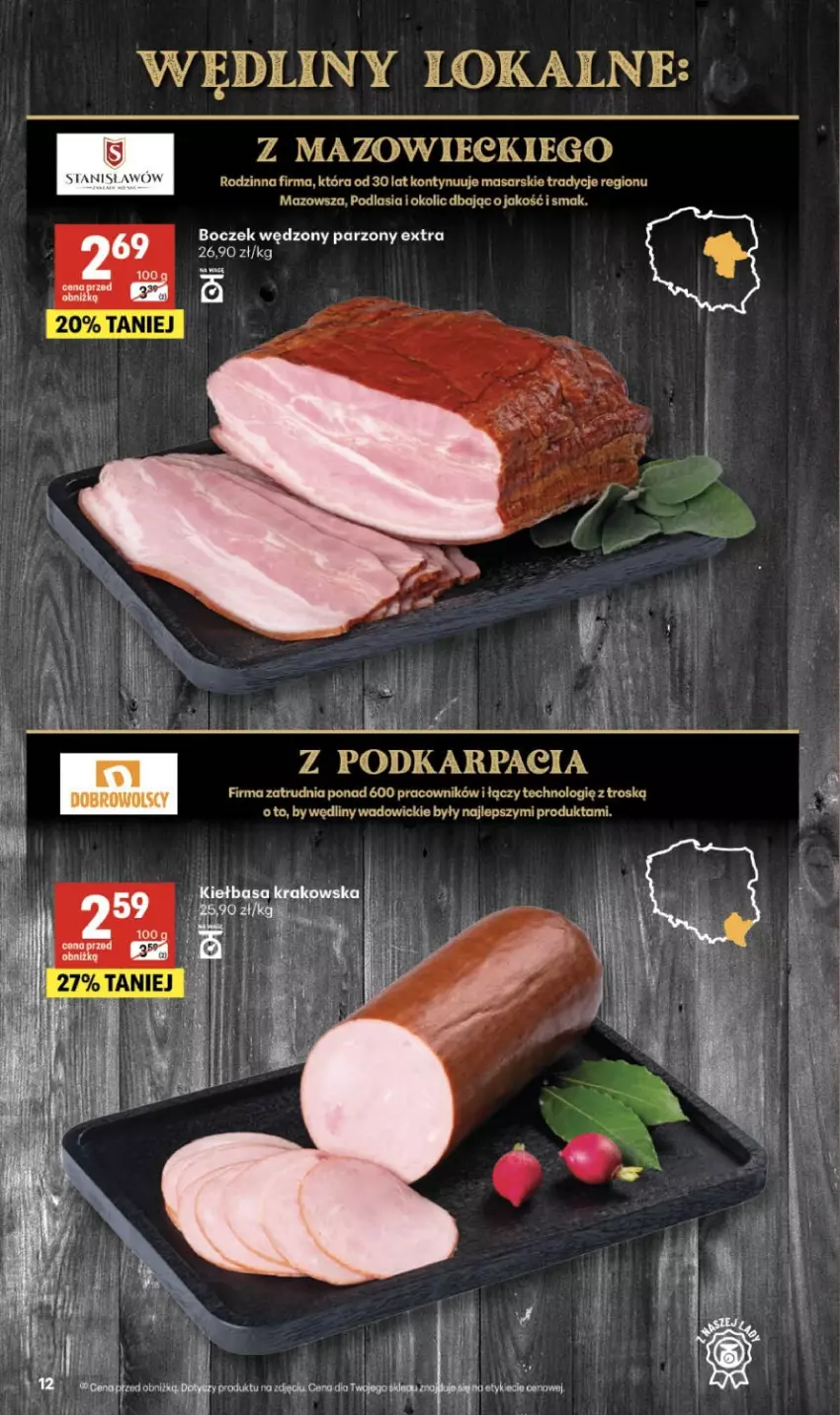 Gazetka promocyjna Delikatesy Centrum - Franczyza DC10 Czwartek - ważna 05.03 do 11.03.2026 - strona 12 - produkty: Boczek, Karp