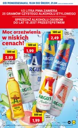 Gazetka promocyjna Lidl - GAZETKA - Gazetka - ważna od 21.04 do 21.04.2021 - strona 39 - produkty: Morela, Radler, Mięta, Grejpfrut