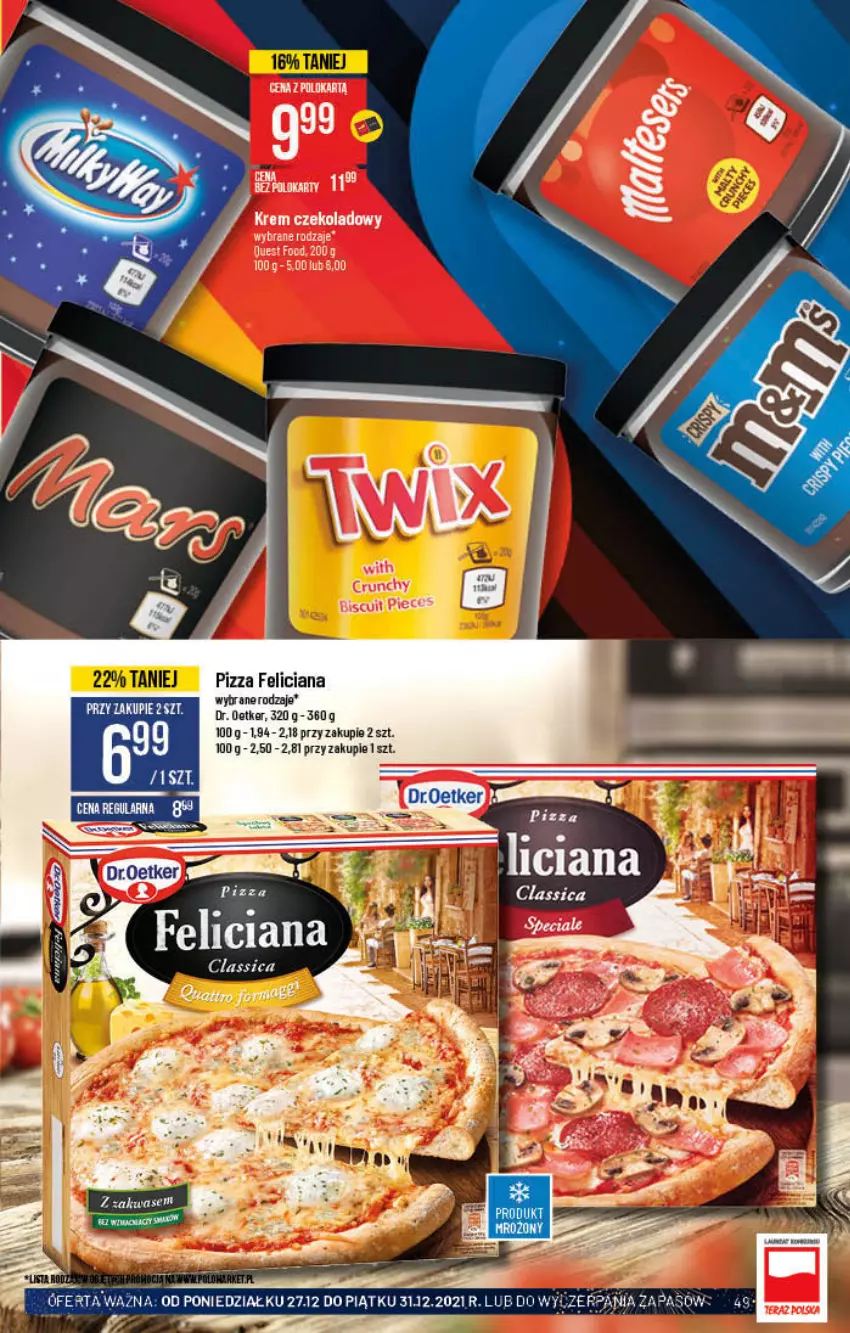 Gazetka promocyjna PoloMarket - Gazetka pomocyjna - ważna 22.12 do 31.12.2021 - strona 49 - produkty: Feliciana, LG, Piec, Pizza