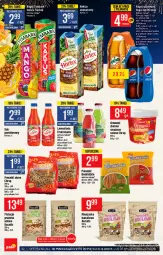 Gazetka promocyjna PoloMarket - Gazetka pomocyjna - Gazetka - ważna od 31.12 do 31.12.2021 - strona 62 - produkty: Pistacje, Sok, Lemoniada, Orzeszki, Beskidzki, Ananas, Pepsi, Sok pomidorowy, Aksam, Precelki, Orzeszki ziemne, Napój
