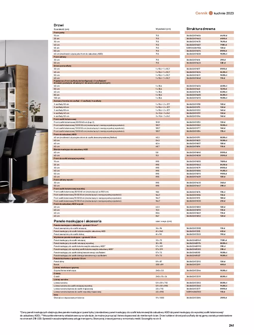 Gazetka promocyjna Castorama - ważna 01.04 do 31.12.2023 - strona 241 - produkty: Chia, Drzwi, Fa, Klej, Listwa, Piekarnik, Por, Sok, Sport, Tran, Zlew, Zlewozmywak