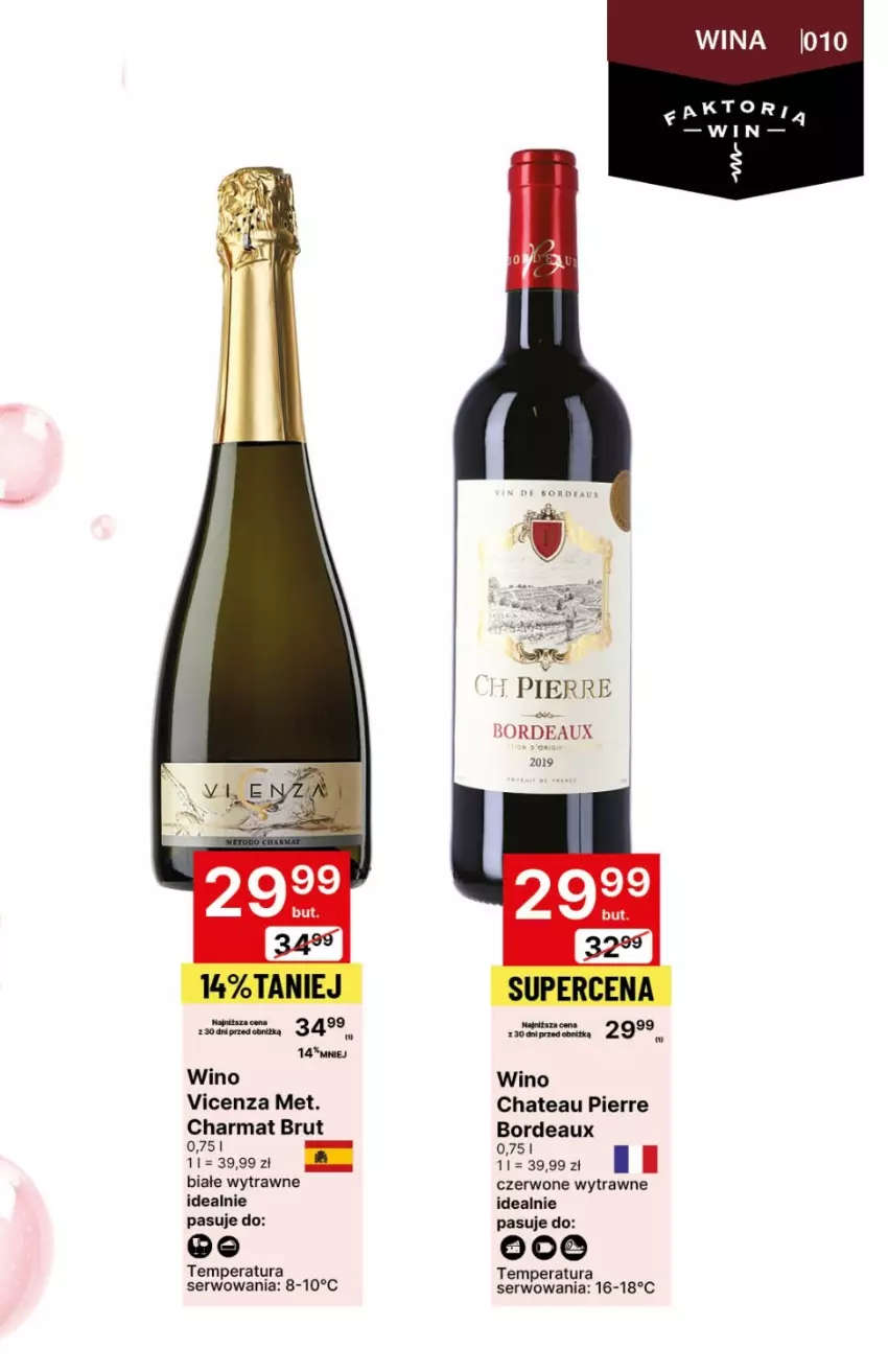 Gazetka promocyjna Delikatesy Centrum - DeliBarek DC06-DC07 - ważna 08.02 do 21.02.2024 - strona 10 - produkty: Bordeaux, Ser, Wino