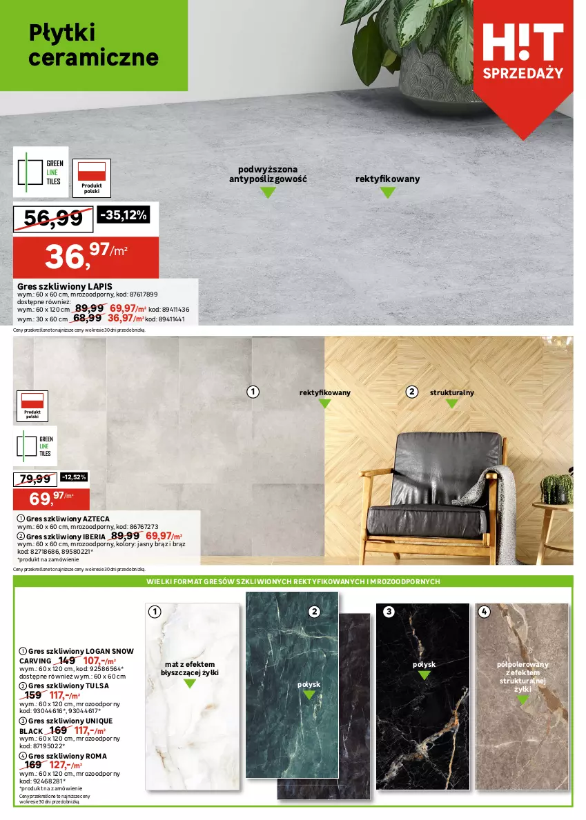 Gazetka promocyjna Leroy Merlin - Gazetka Leroy Merlin - ważna 15.10 do 17.11.2025 - strona 8 - produkty: Gra, Gres, Gres szkliwiony, Lack, Por