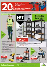 Gazetka promocyjna Leroy Merlin - Gazetka Leroy Merlin - Gazetka - ważna od 17.11 do 17.11.2025 - strona 23 - produkty: Odkurzacz, Emulsja, Por, Gra, Rama, Pilarka stołowa, Kask, T-shirt, Tran, Kamizelka odblaskowa, Tarka, Kamizelka, Regał, Luxens, Wkręt, Wkrętarka, Spodnie, Dekoral, Olej, Farba akrylowa, Regał metalowy, Odkurzacz warsztatowy, Dulux, Dźwig, LG, Fa