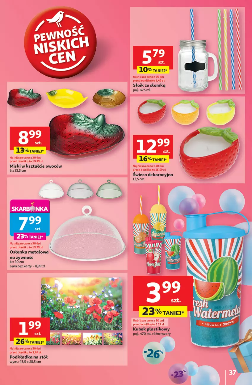 Gazetka promocyjna Auchan - Te URODZINY są NAJ Hipermarket - ważna 15.05 do 21.05.2025 - strona 39 - produkty: Osłonka, Podkład, Podkładka, Podkładka na stół, Stół